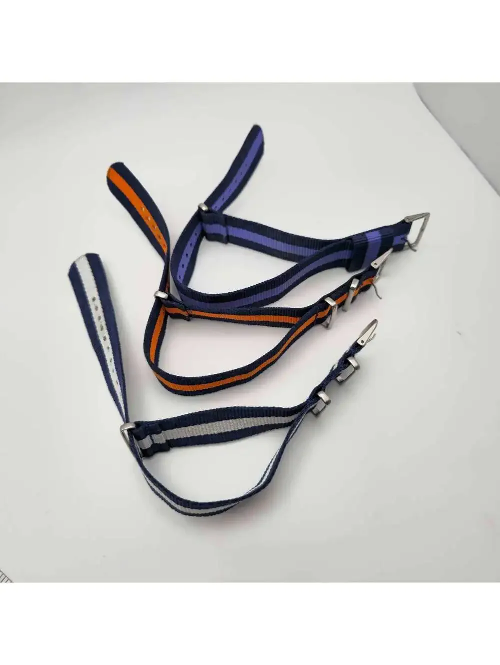 Heavy Duty Woven Ballistic Nylon Watch Bands 20 mm 3 Patterns